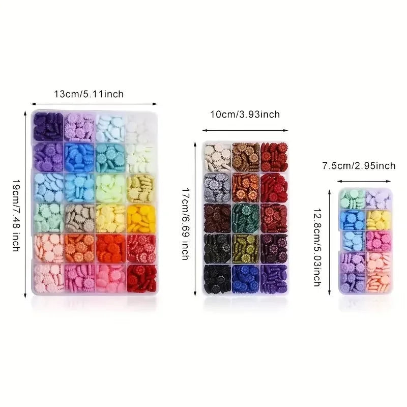 600 Stück Siegelwachsperlen mit Sonnenblumen-Design für Wachssiegel