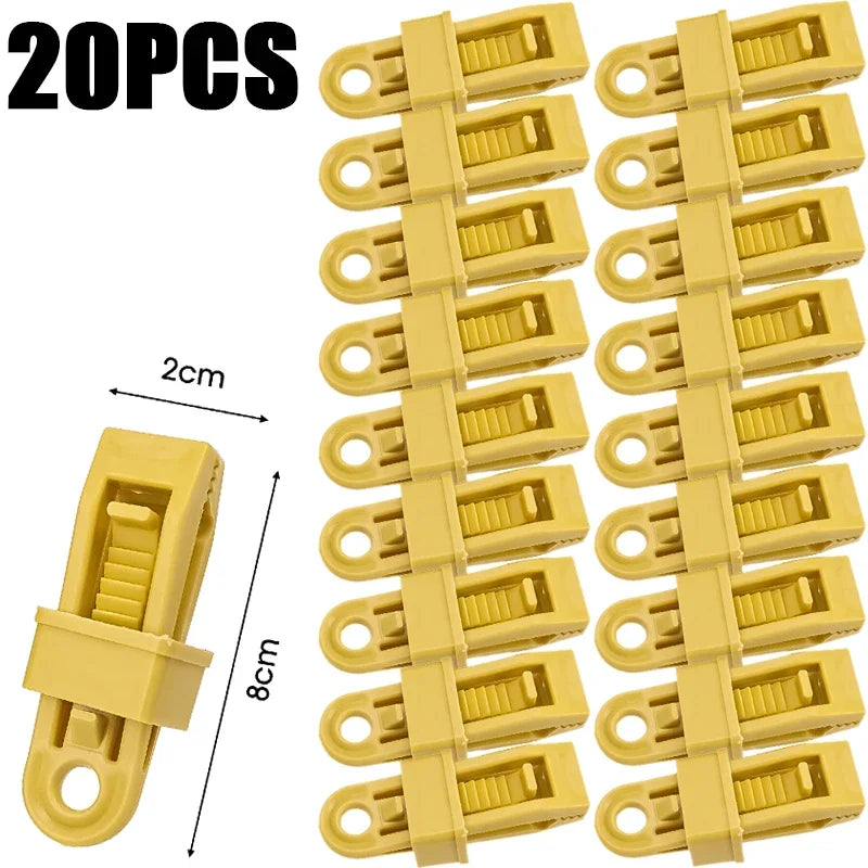 Markisen Seil Klemme Plane Clip Zelt Clip Wiederverwendbar 10 oder 20 Stück