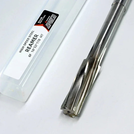 Präzise Metall-Reibahle HSS Kobalt Spiralflöte H7, 2-16 mm Schaft