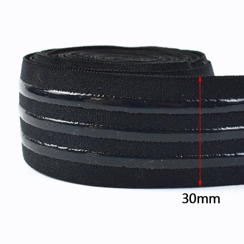 Elastisches Gurtband 20-50mm als Anti-Rutschband für Gürtel und Kleidung