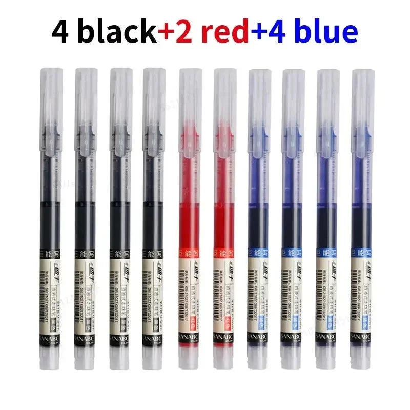10-teiliges Gelstift-Set 0,5mm für Schule und Bürobedarf Schreiben