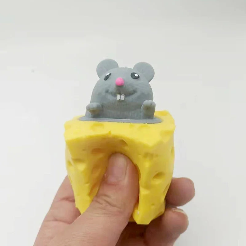 Stressabbauendes Anti Stress Spielzeug Maus mit Käse Design