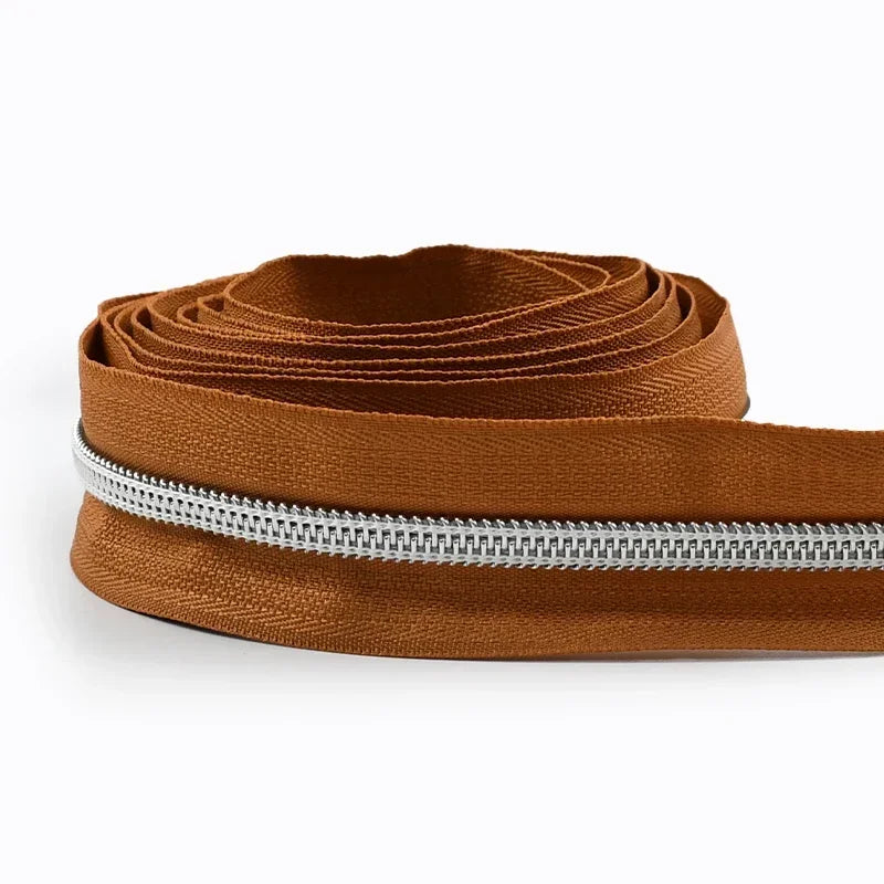 Nylon Reißverschluss Band Nr 5 Meterware für Taschen Kleidung DIY