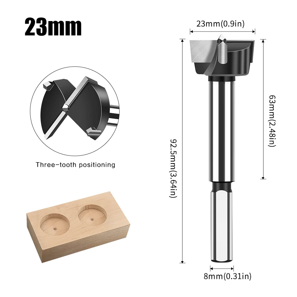 Präziser Hartmetall Forstner Bohrer 12-60mm für Holzbearbeitung