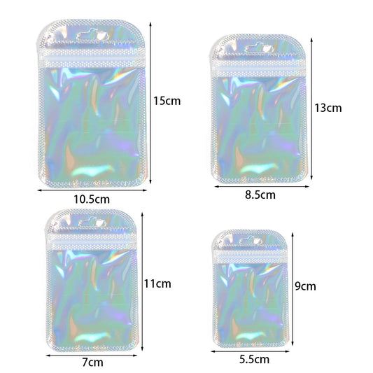 Wiederverwendbare rosa Druckverschlussbeutel 20 60 oder 100 Stück Plastik