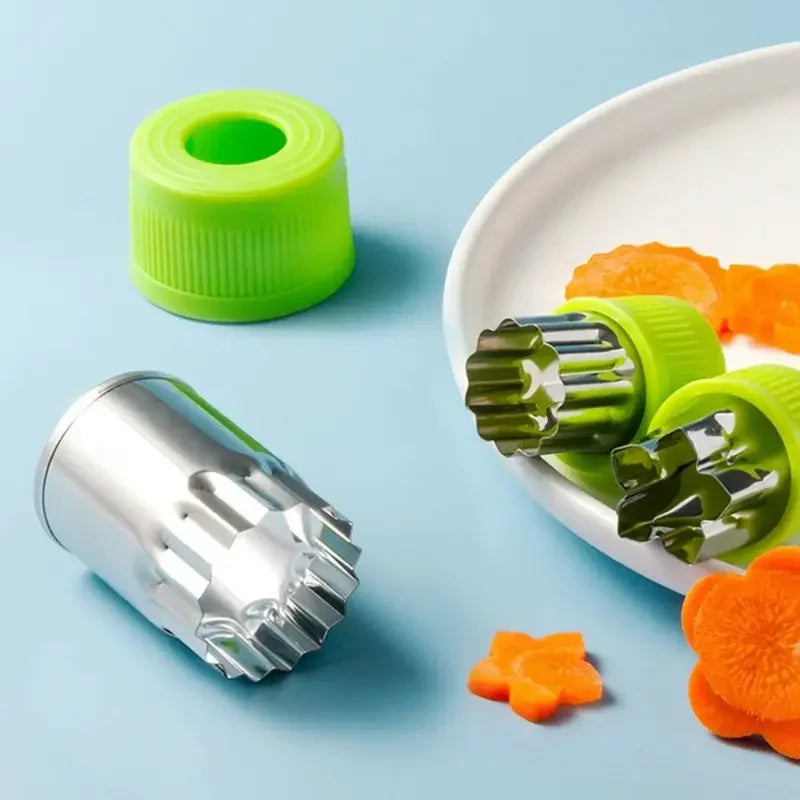 12-teiliges Nudelform-Set aus Edelstahl für Gemüse und Obst