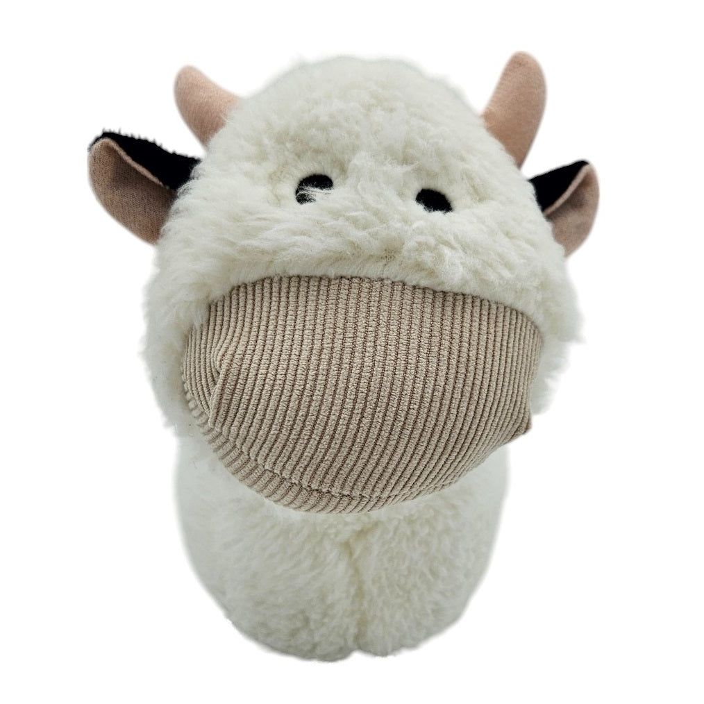 Türstopper Türsack Schaf Kuh Hund aus Stoff mit Sandfüllung weiß beige