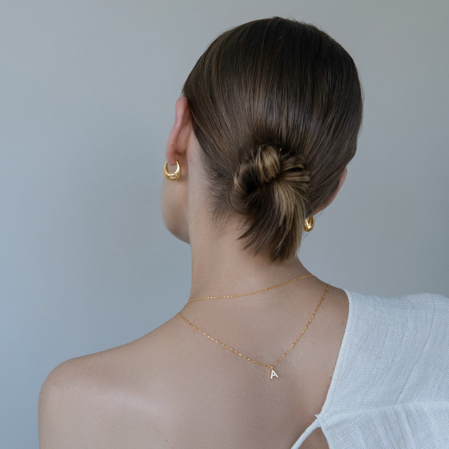 Creole Nara Bold aus 925er Sterlingsilber-Studio Karl