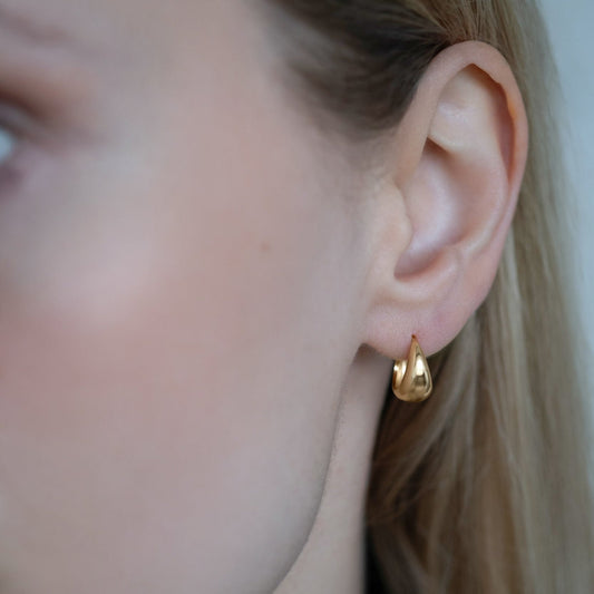 Creole Nara Light – Minimalistische Ohrringe aus 925 Silber-Studio Karl