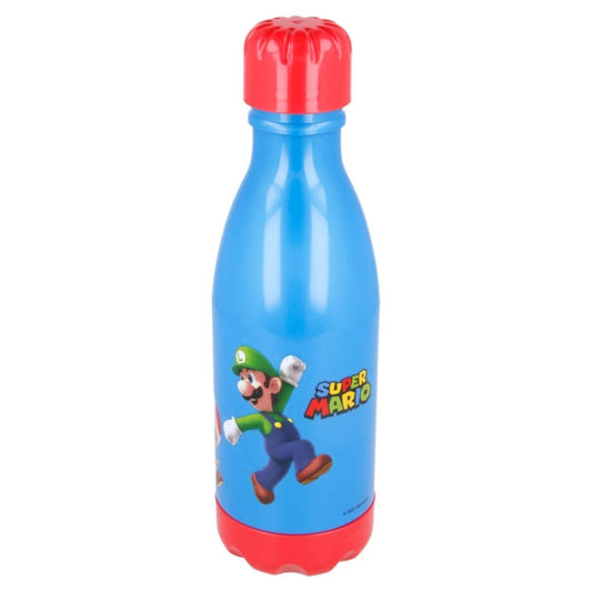 Super Mario Plastik mit Schraubverschluss Flasche 560ml-Tinisu