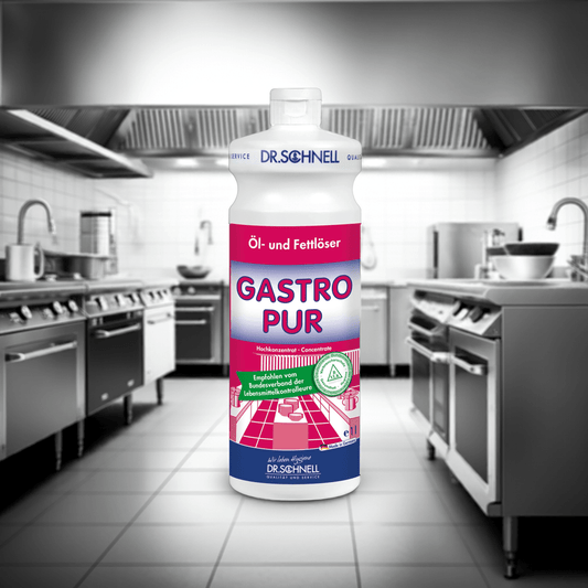 Effektiver Öl- und Fettlöser für Profis in Großküchen und Industrie-mundizio