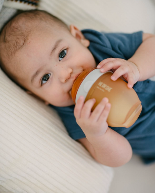 Weithals Babyflasche 160ml für naturnahe Fütterung