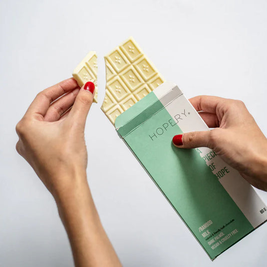 Vegane Badeschokolade mit Kakaobutter und Bio Arganöl für streichelzarte Haut-Verdancia