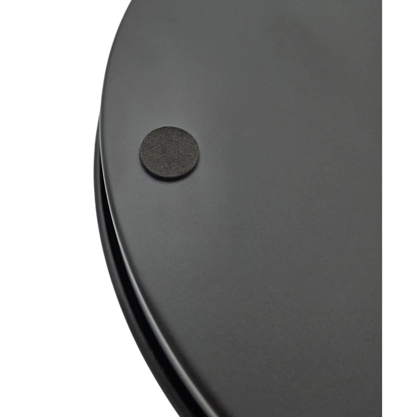 Kerzenteller Kerzentablett magnetische Kerzenhalter Tablett schwarz Metall 25 cm-Miamonda