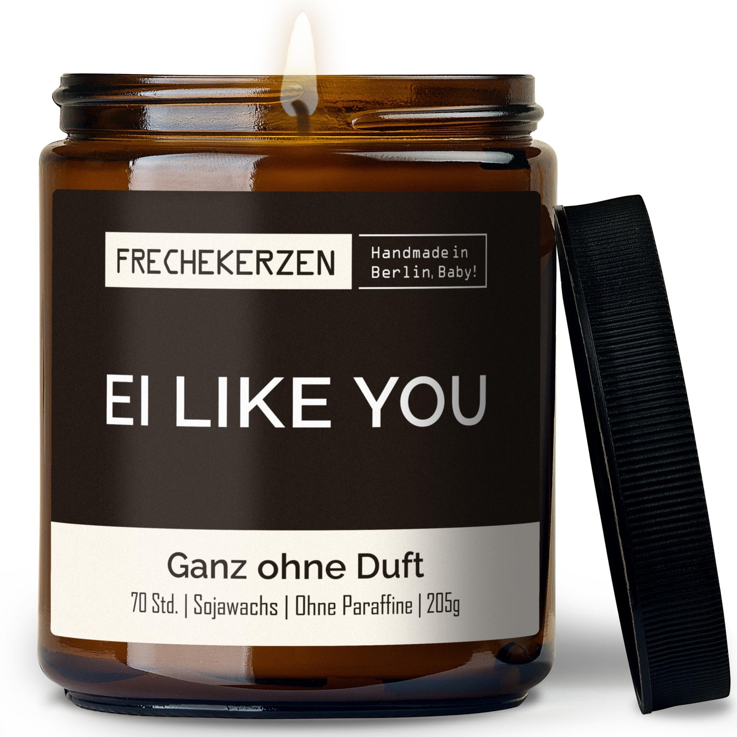 Duftkerze im Glas mit frechem Spruch ei like you-mysoy