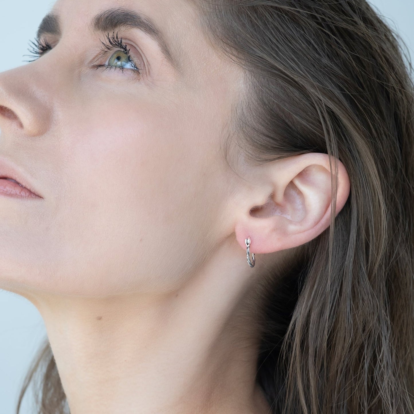 Mini Creole Lina - Elegante Ohrringe aus 925 Sterling Silber-Studio Karl