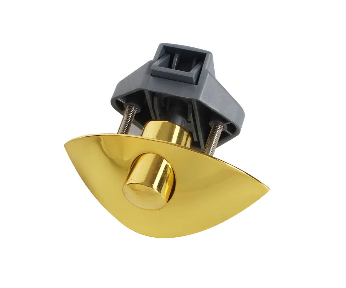 Möbelschloss Halbmond Push zum Drücken für 14 bis 16mm Wandstärke