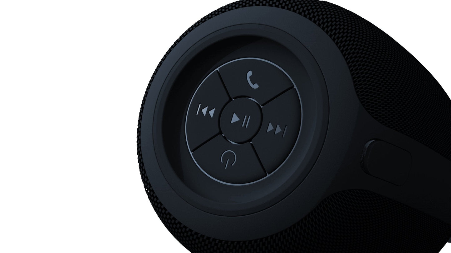 Tragbarer Lautsprecher mit Bluetooth und LED Lichteffekten IPX6