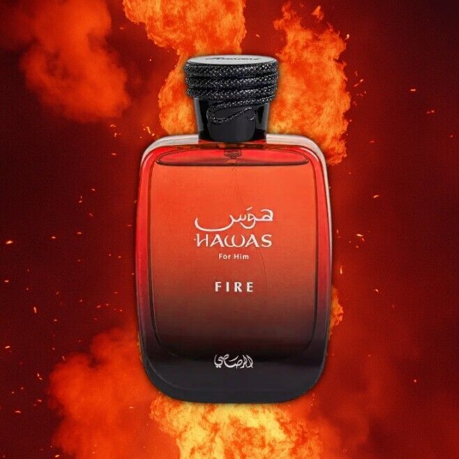 Hawas Fire Eau de Parfum 100 ml – Aromatisch-aquatischer Duft-Luxus Aroma