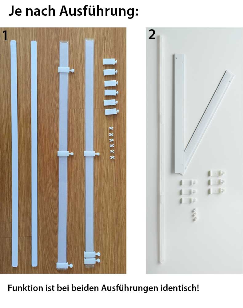 Schiebegardine Flächenvorhang Mikrofaser blickdicht 245x60 cm-gardinenbox.de