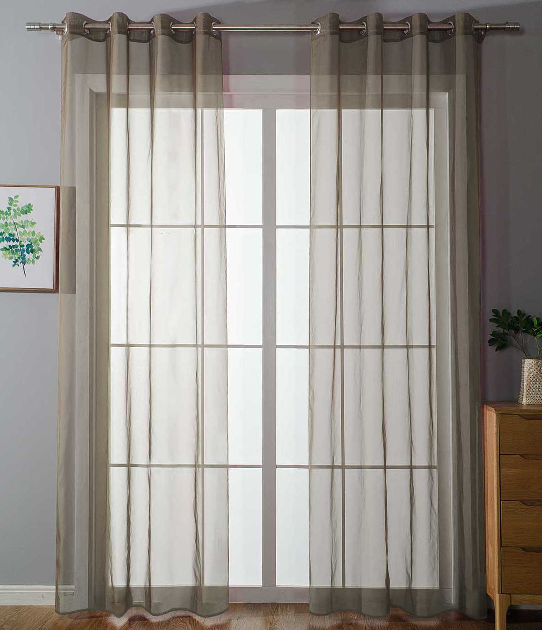 Transparente Oesenvorhaenge fuer ein einladendes Zuhause