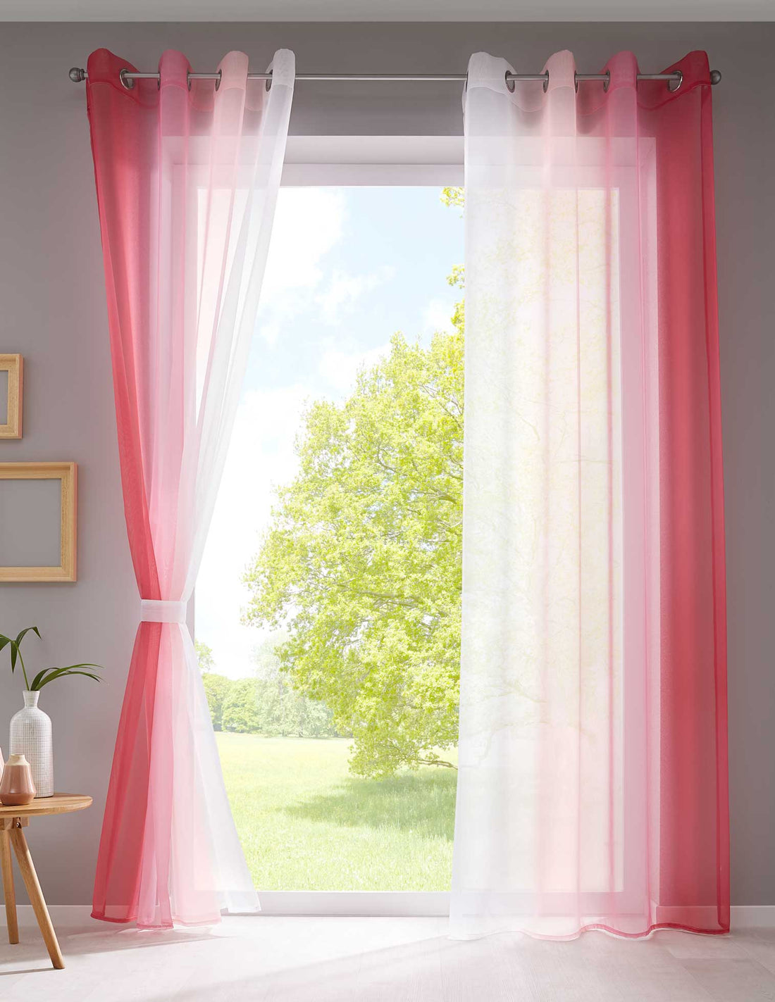 Elegante Transparente Gardinen mit Farbverlauf