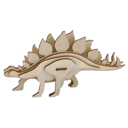 Kreative Freizeitgestaltung mit dem 3D Holzpuzzle Stegosaurus