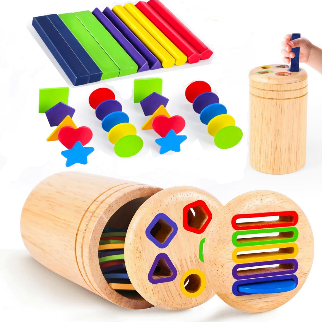 Warum Montessori Holz Lernspielzeug die ideale Wahl für Kleinkinder ist