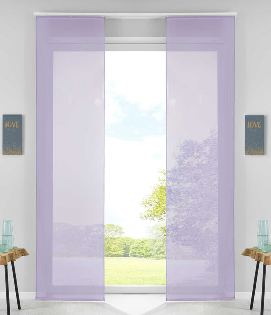 Moderne Schiebegardinen für ein harmonisches Raumambiente