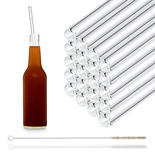 Party Set Glasstrohhalme Gerade Für Nachhaltige Feiern