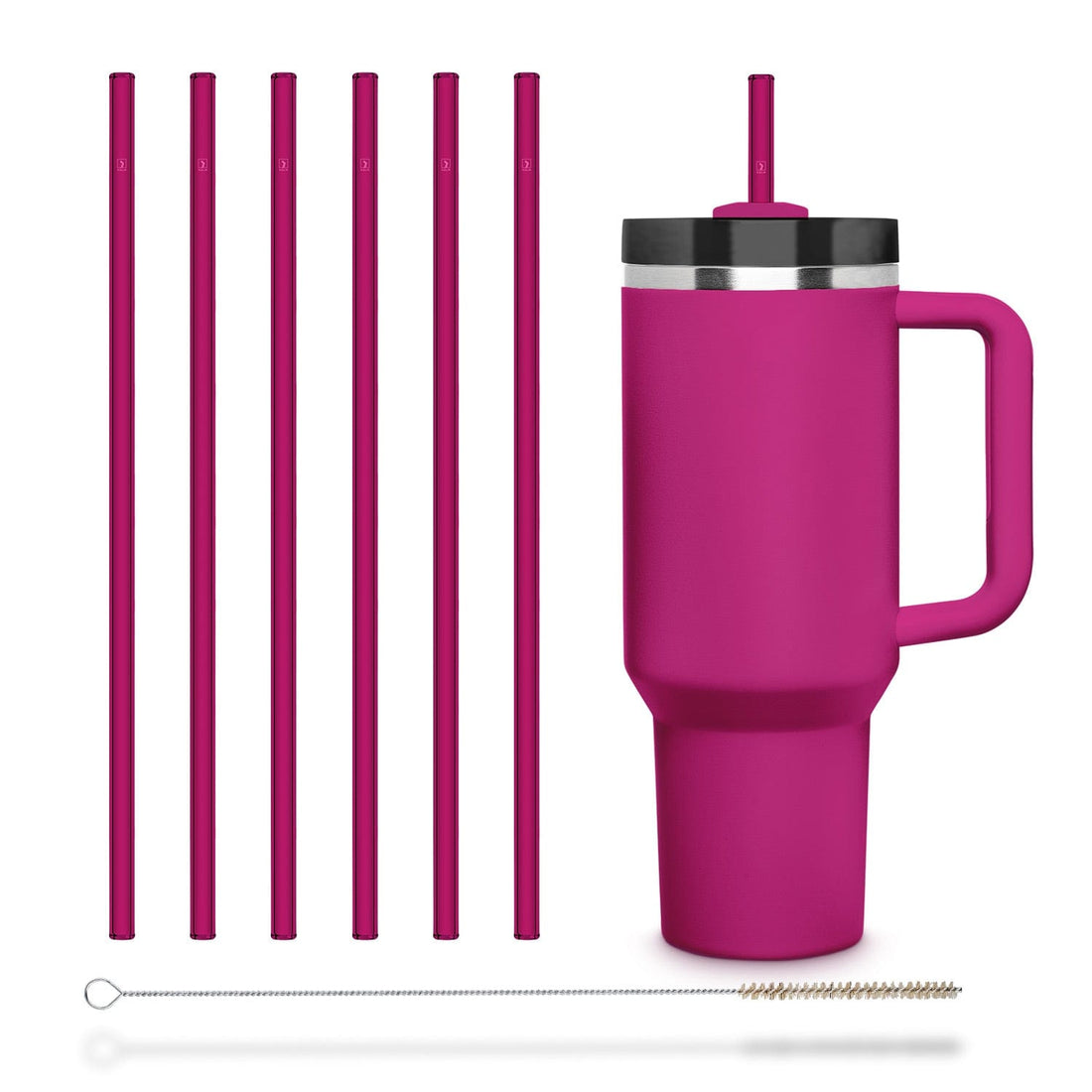 Pink Glasstrohhalme Für Den Stanley Cup Quencher