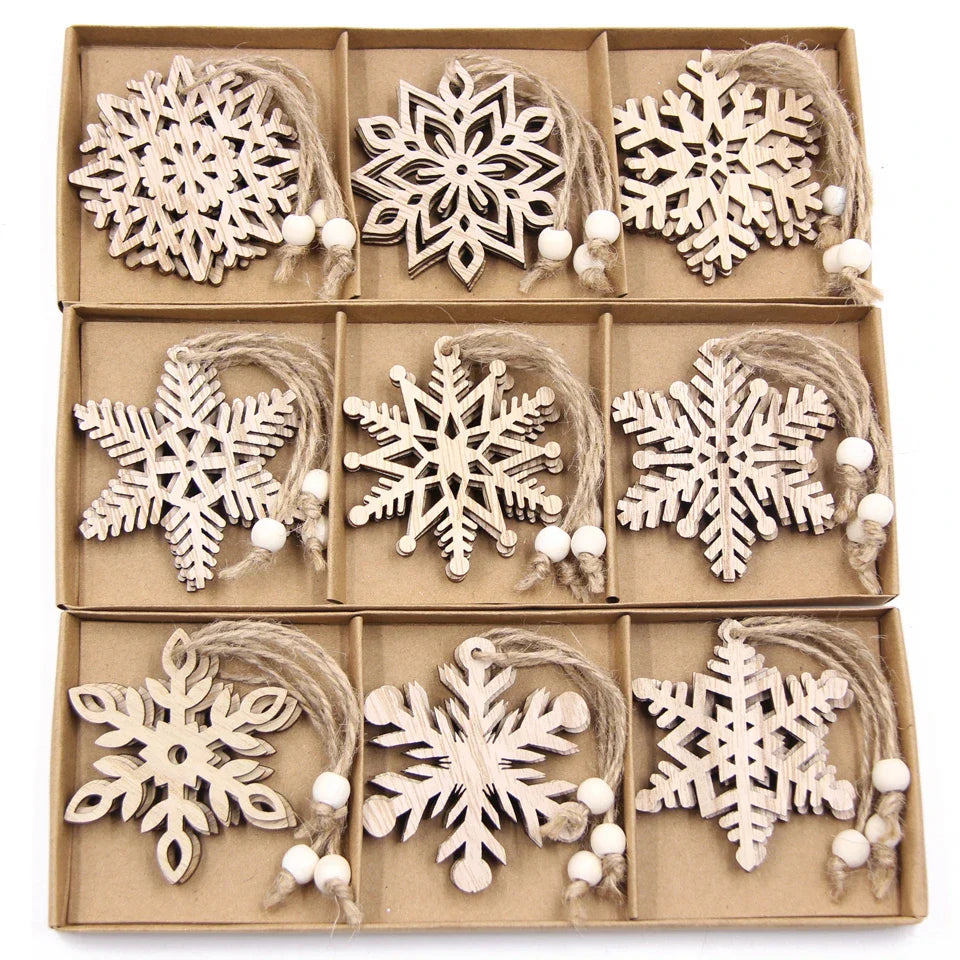 Warum hohle hölzerne Schneeflocken Weihnachtsanhänger mehr sind als nur Dekoration