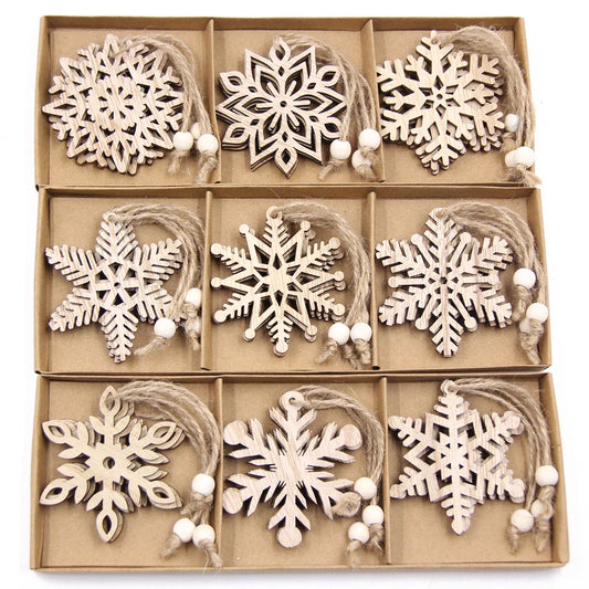 Warum hohle hölzerne Schneeflocken Weihnachtsanhänger mehr sind als nur Dekoration