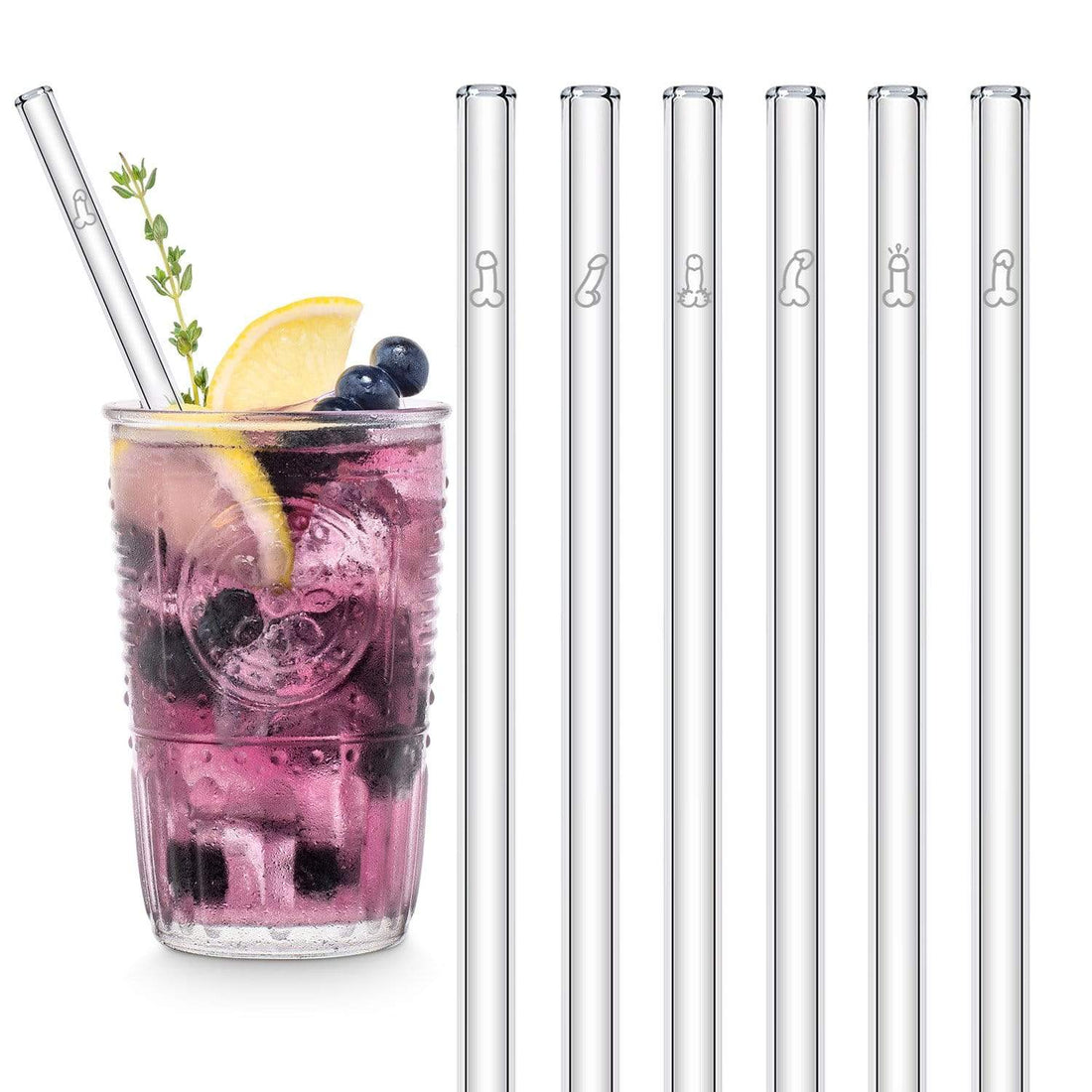 Penis Strohhalme als originelles Partyaccessoire für Junggesellenabschiede
