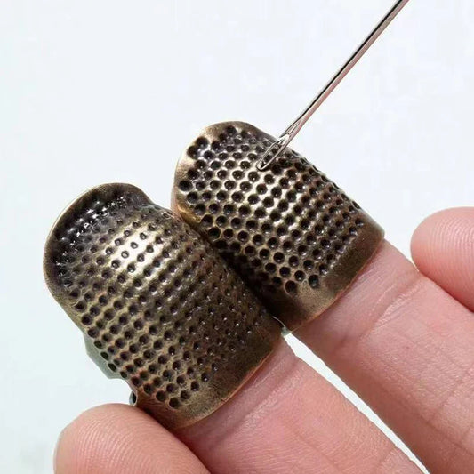 Verstellbare Vintage Fingerhüte für Handnähen und Näharbeit