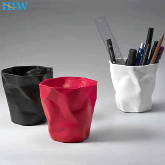 3 Farben Stifthalter Kunststoff Blumentopf Design für Schreibtischorganisation