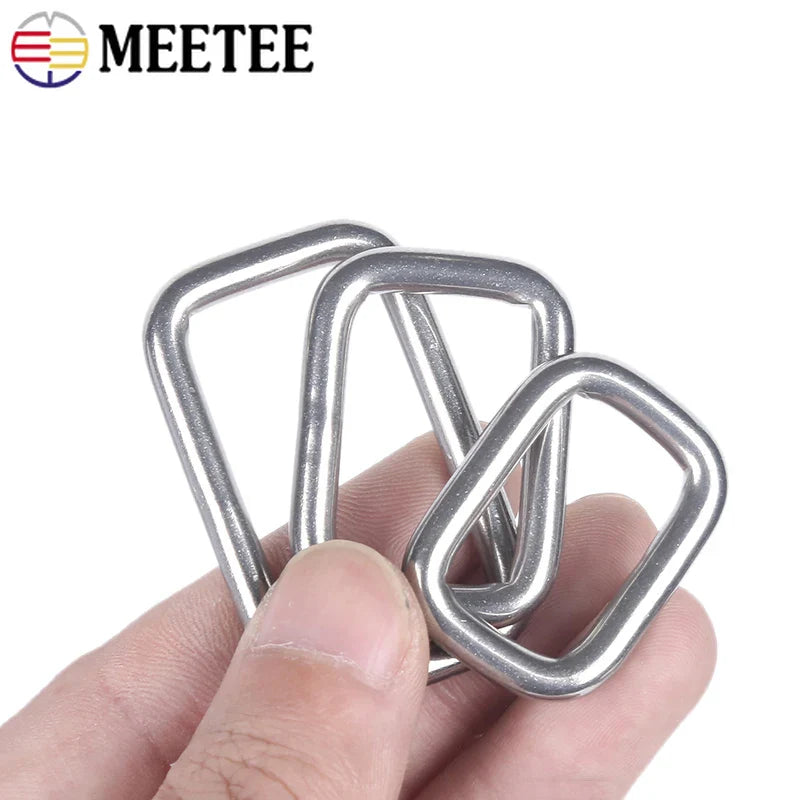 Massive quadratische Ringschnallen aus Edelstahl 304 neu gedacht