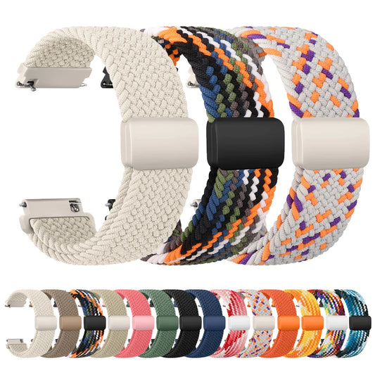 22 mm geflochtenes Nylon Magnetarmband für Amazfit Modelle
