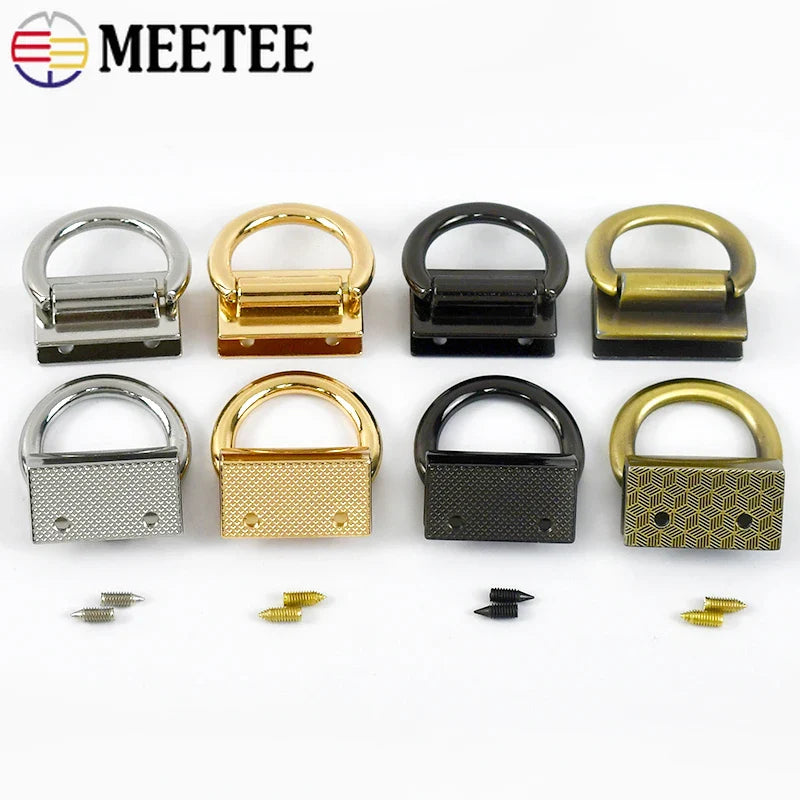 Metall D Ring Schnallen Mit Clip Verschluss Neu Betrachten