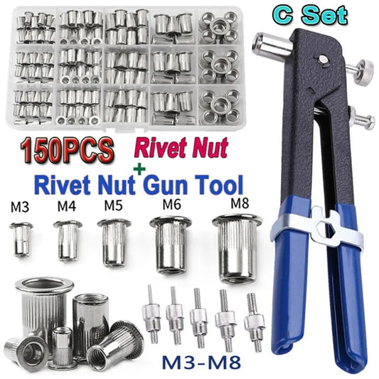 Umfassendes Nietmutter Set für präzise Reparaturen und Montage