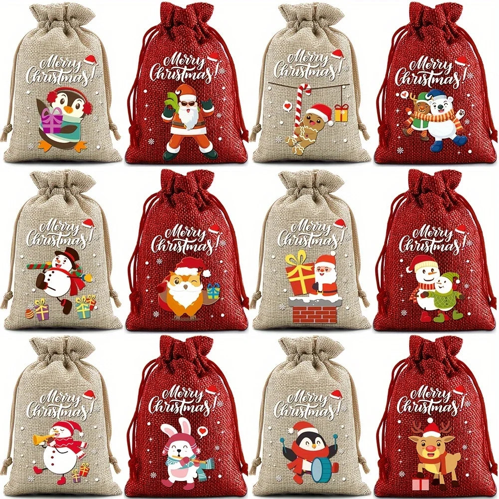 Weihnachtsgeschenktüten aus Stoff: Nachhaltige Verpackung für festliche Momente