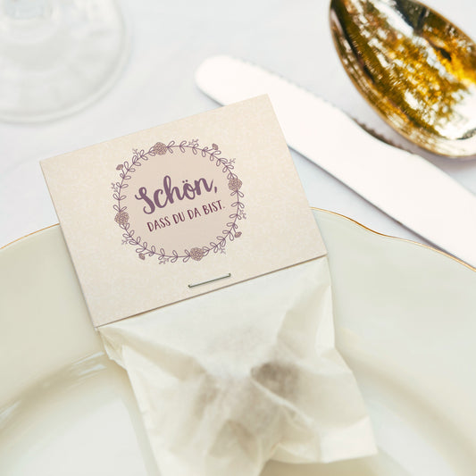 10x1 Samenbombe im Tütchen als Gastgeschenk für Hochzeiten