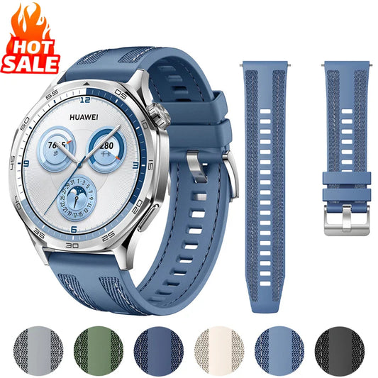 Robustes und komfortables 22 mm Nylonarmband für Smartwatches