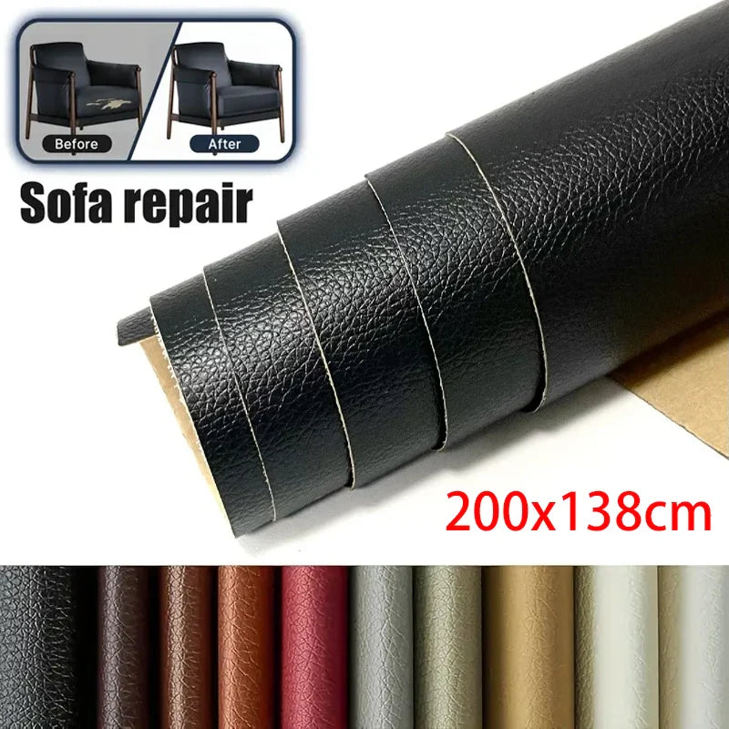 Selbstklebendes Leder Reparaturband für Sofa Autositz und Möbel