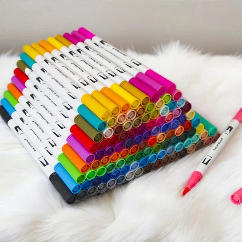 Wie nutze ich das 120 Farben Marker Set kreativ und vielseitig