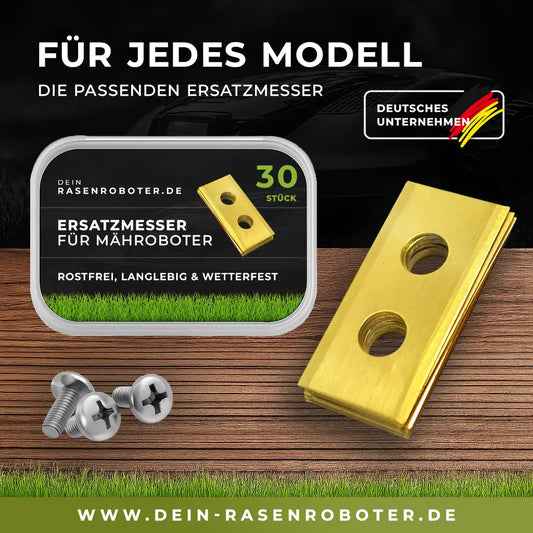 So pflegen Sie Ihren Rasen mit den richtigen Ersatzmessern für Mähroboter