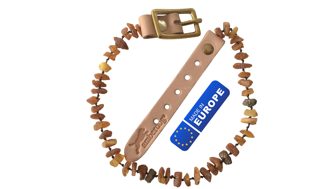 SuperFlex Bernsteinkette für Hunde – Natürlich & Flexibel