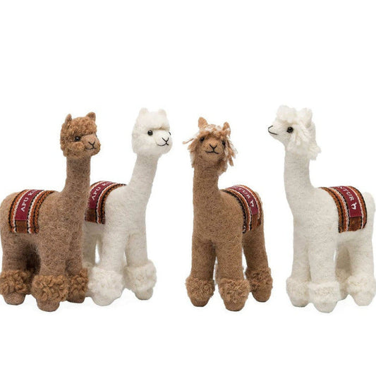 Apu Kuntur Alpaka Stofftier handgefertigt fair produziert-Verdancia