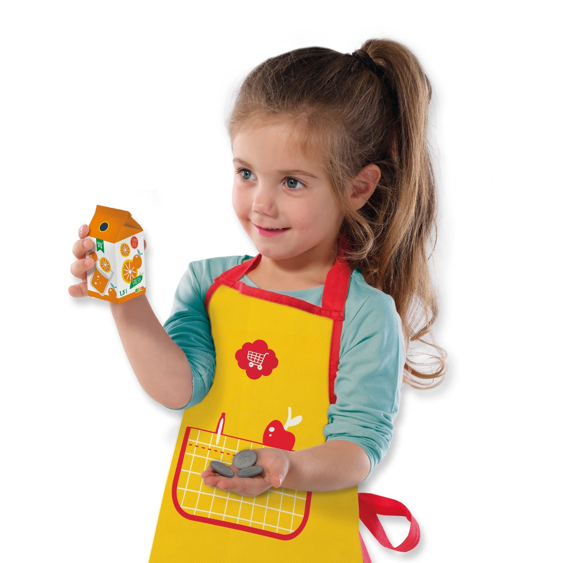 Holzkassenset mit Zubehör für kreatives Rollenspiel ab 3 Jahren