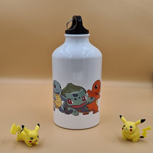 Pokemon Starter Glumanda Bisasam Plinfa Aluminium Flasche 500ml-Tinisu